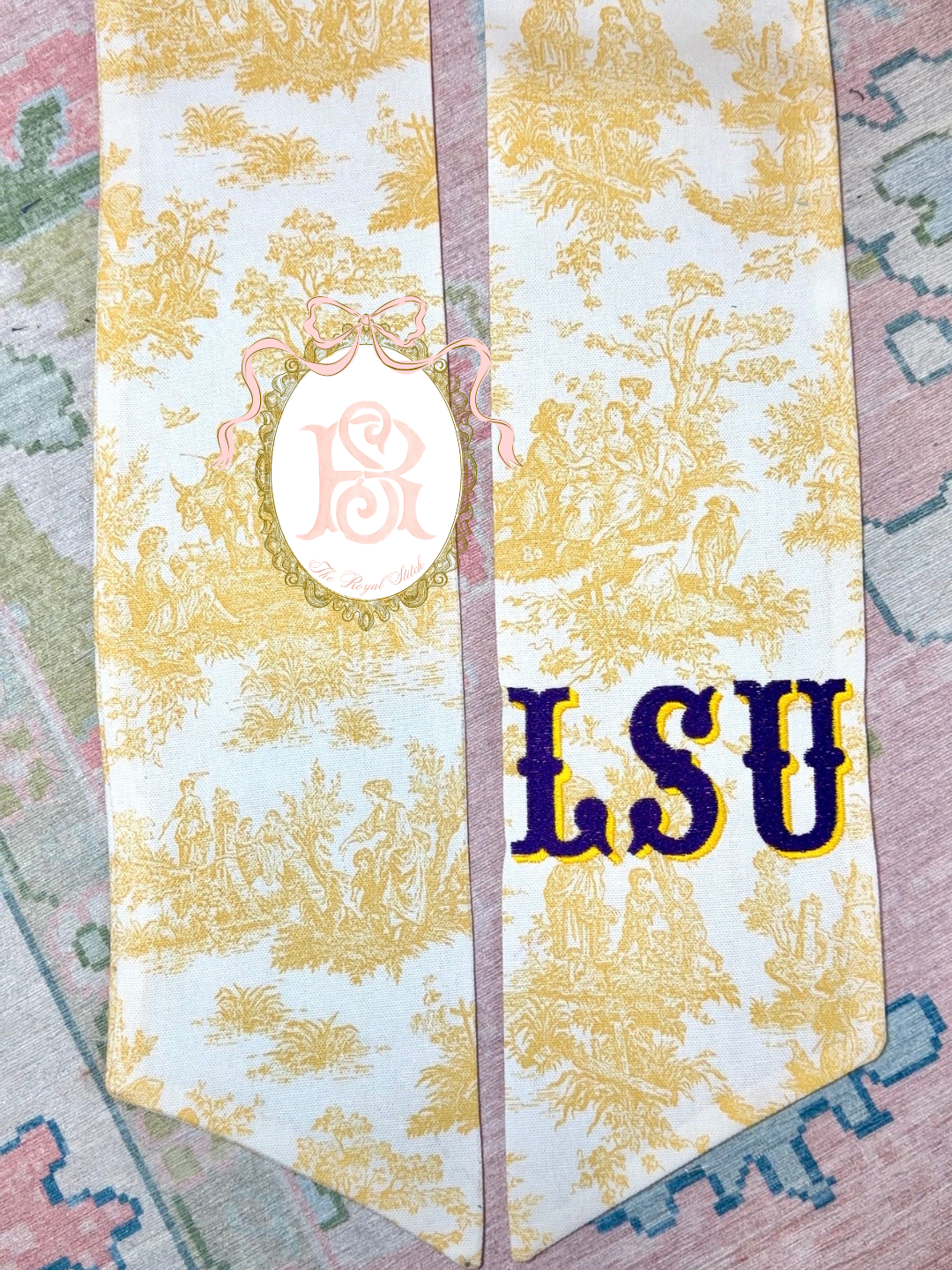 Golden Toile Sash