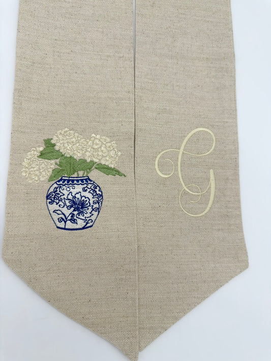 Hydrangea Vase Sash