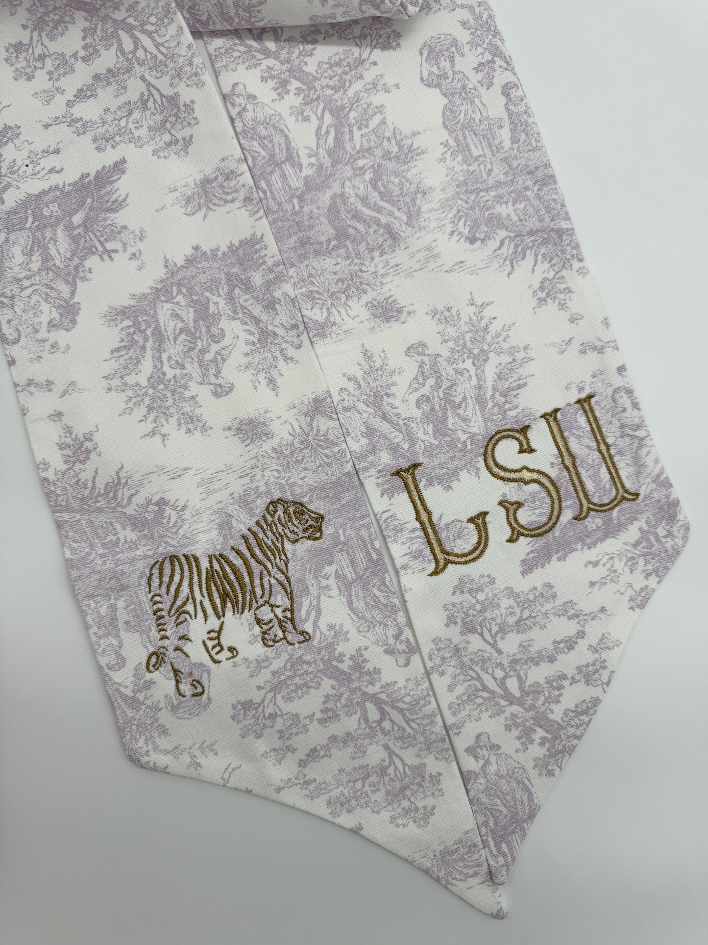 LSU toile sash