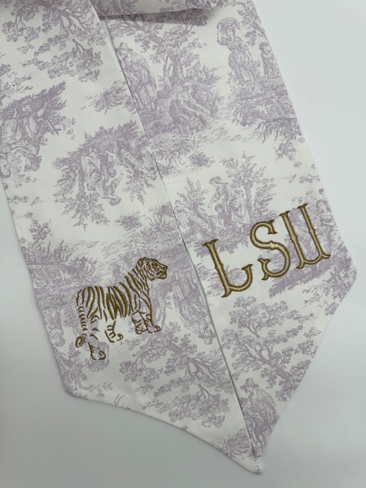 LSU toile sash